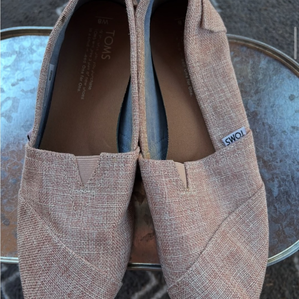 TOMS Pink Slip-On Shoes